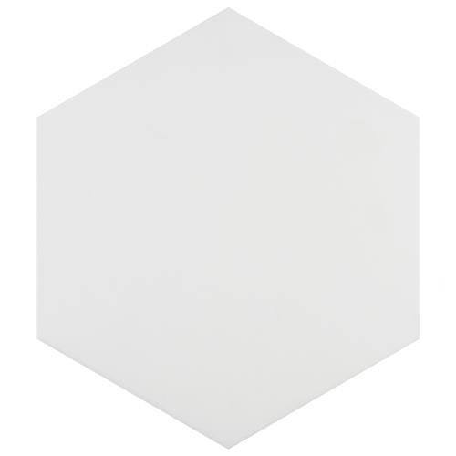 Abelard Porcelain Hexagon 9 1/8"x10 1/2" Matte