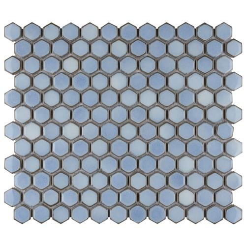 Hali Hexagon 1" Porcelain Mosaic