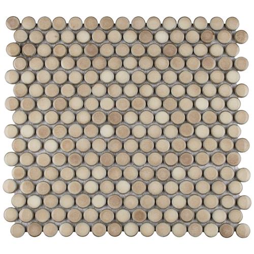 Hali Pennies Porcelain Mosaic