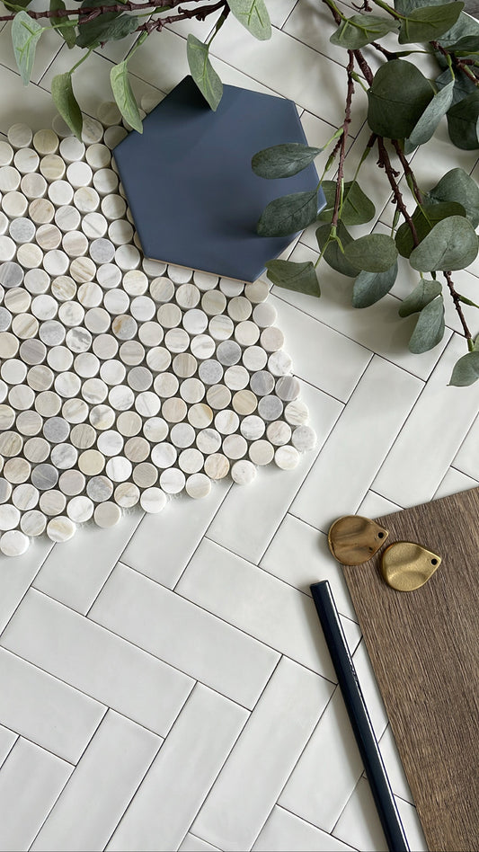 Lacie Brick 2"x6" - Bianco Matte