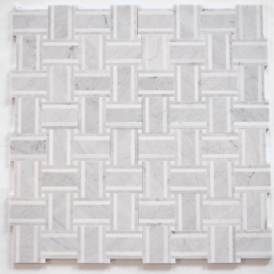 Lyon Strip - Carrara with Thassos