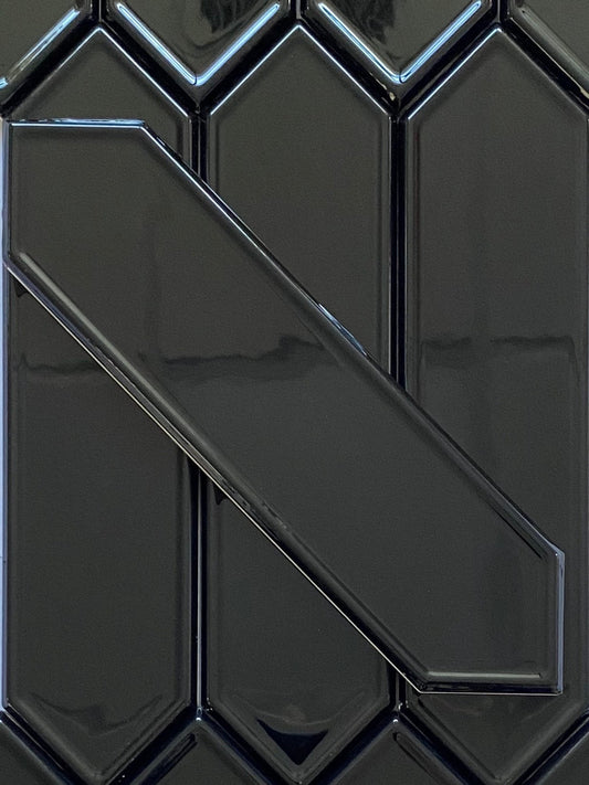 Clayton 3x12 - Black Frame Picket