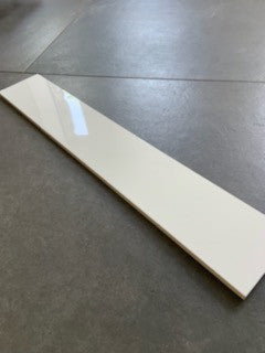 White Ceramic - 4" x 24" Glossy