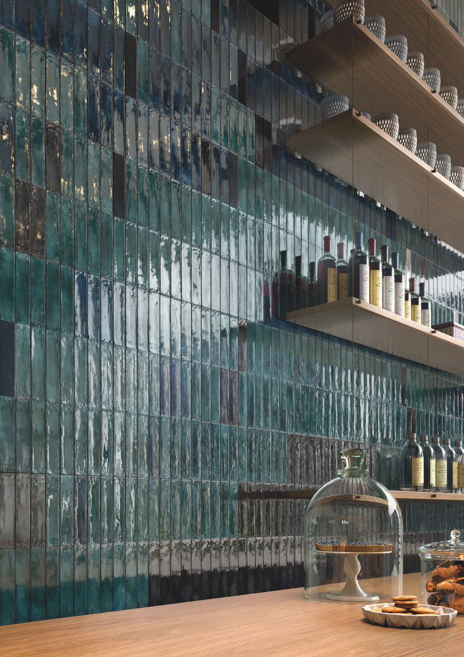 Lacie Metallic Brick - Green Lux