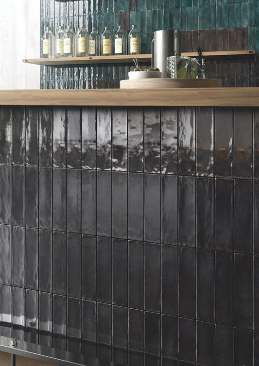 Lacie Metallic Brick - Black Lux