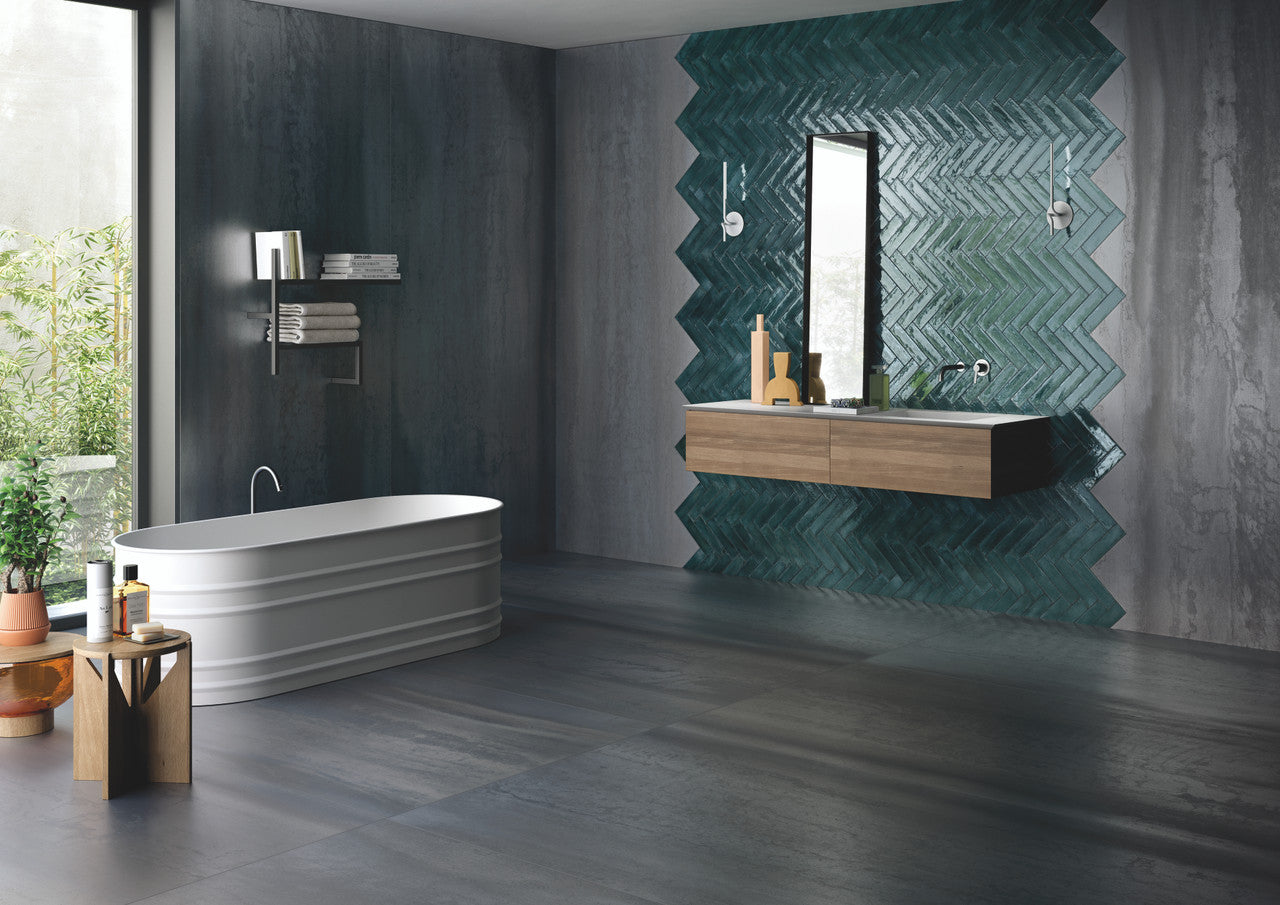 Lacie Metallic Brick - Green Lux