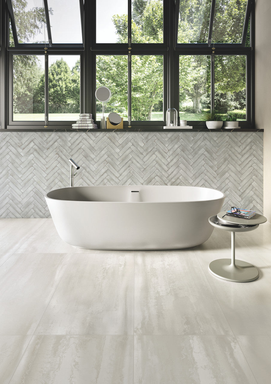 Lacie Metallic Brick - Grey Lux