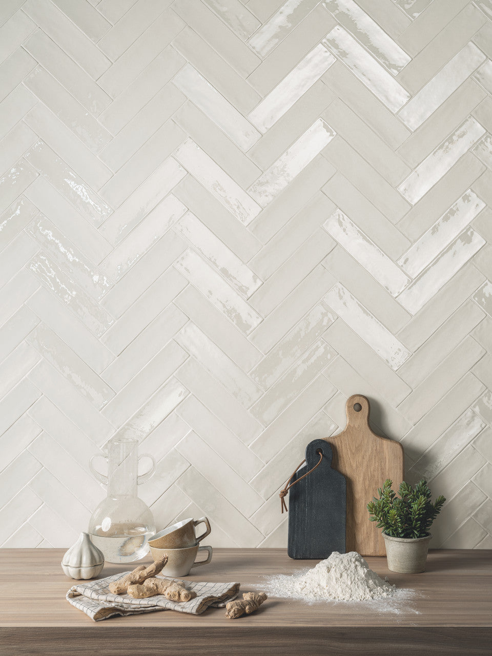 Lacie Brick - Bianco Glossy