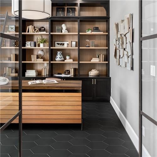Abelard Porcelain Hexagon 9 1/8"x10 1/2" Matte