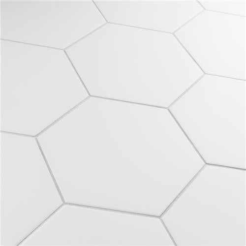 Abelard Porcelain Hexagon 9 1/8"x10 1/2" Matte