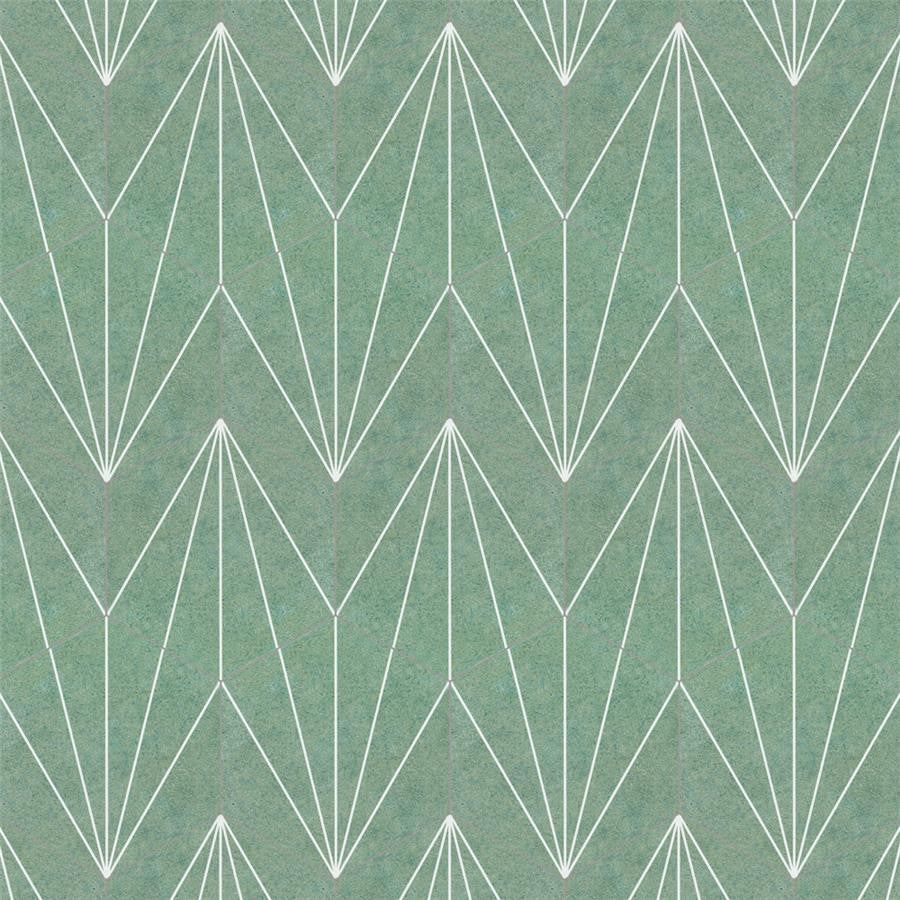 Avril Matte Porcelain Hexagon