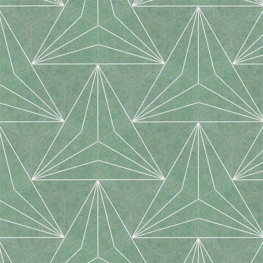 Avril Matte Porcelain Hexagon