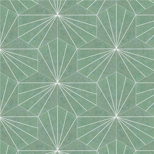 Avril Matte Porcelain Hexagon