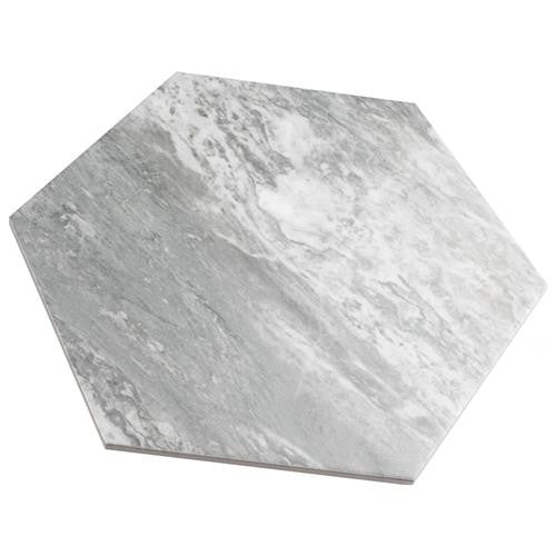 Bailey Marble Look Porcelain Hex