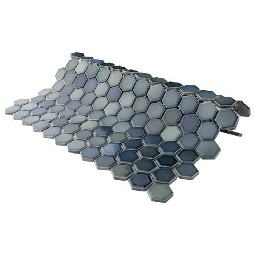 Hali Hexagon 1" Porcelain Mosaic