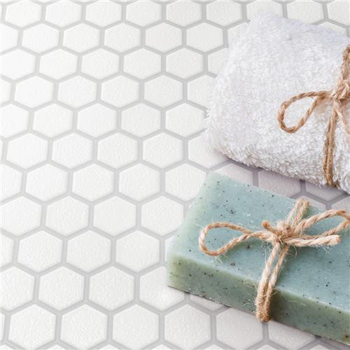 Hali Hexagon 1" Porcelain Mosaic