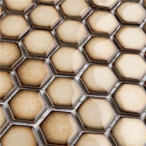 Hali Hexagon 1" Porcelain Mosaic