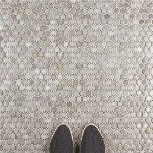 Hali Hexagon 1" Porcelain Mosaic