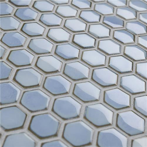 Hali Hexagon 1" Porcelain Mosaic