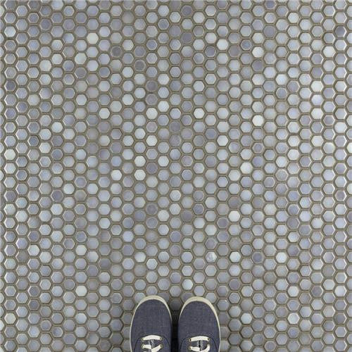 Hali Hexagon 1" Porcelain Mosaic