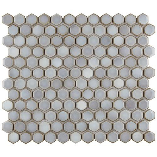 Hali Hexagon 1" Porcelain Mosaic