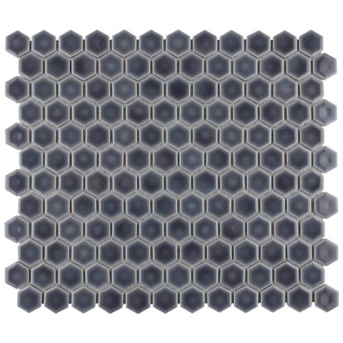 Hali Hexagon 1" Porcelain Mosaic
