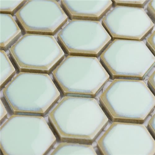 Hali Hexagon 1" Porcelain Mosaic