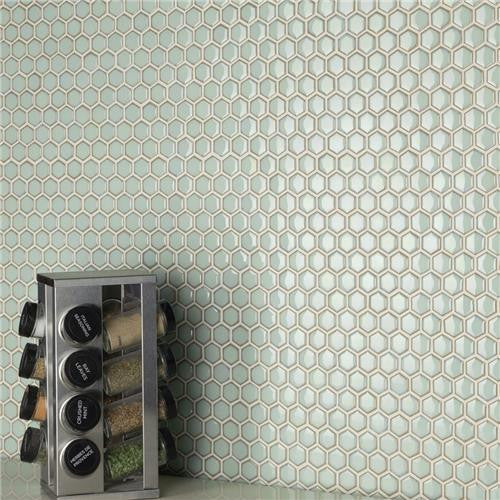 Hali Hexagon 1" Porcelain Mosaic
