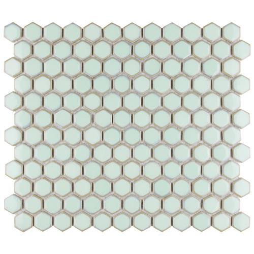 Hali Hexagon 1" Porcelain Mosaic