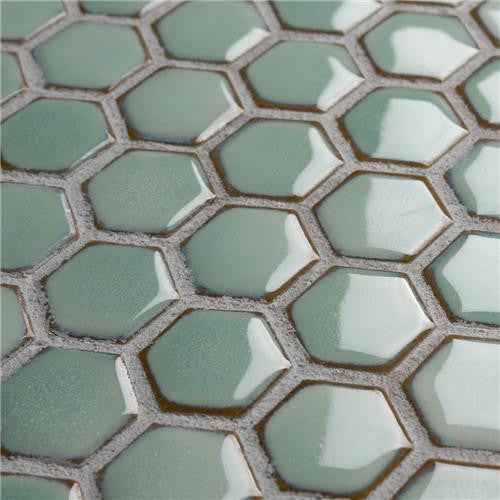 Hali Hexagon 1" Porcelain Mosaic