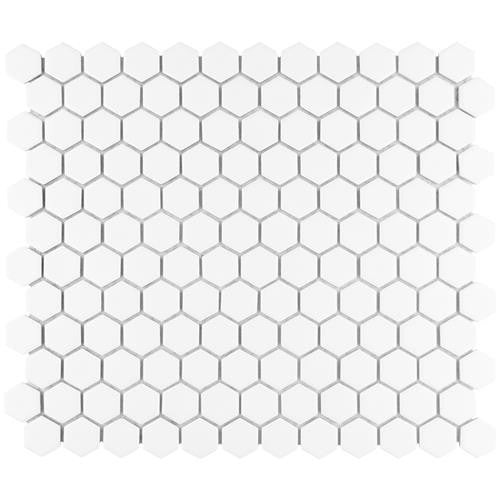 Hali Hexagon 1" Porcelain Mosaic