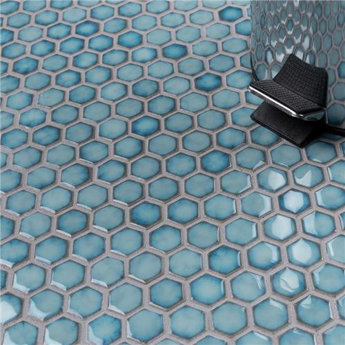 Hali Hexagon 1" Porcelain Mosaic