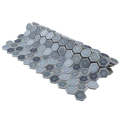 Hali Hexagon 1" Porcelain Mosaic