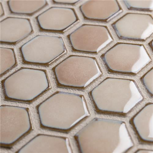 Hali Hexagon 1" Porcelain Mosaic