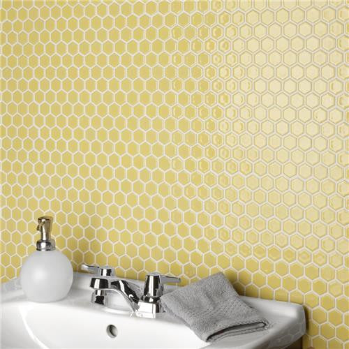 Hali Hexagon 1" Porcelain Mosaic
