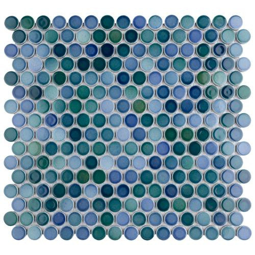 Hali Pennies Porcelain Mosaic
