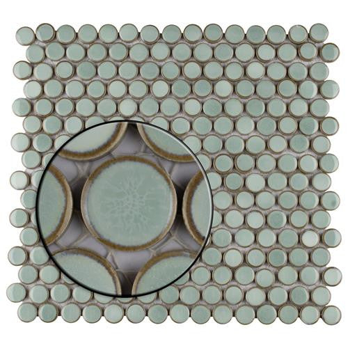 Hali Pennies Porcelain Mosaic