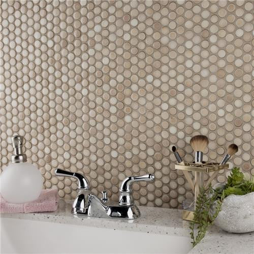 Hali Pennies Porcelain Mosaic