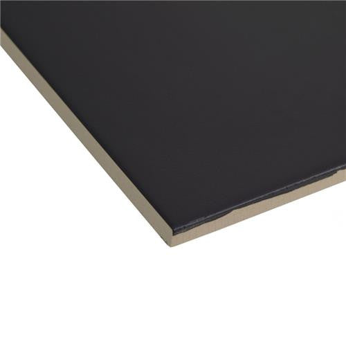 Kalman Black Matte Porcelain 18x18