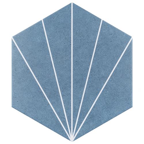 Avril Matte Porcelain Hexagon