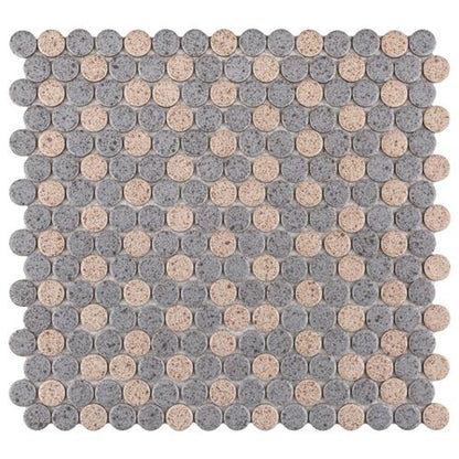 Hali Pennies Porcelain Mosaic