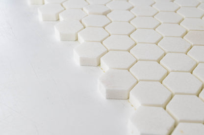 1" Hexagon - Thassos