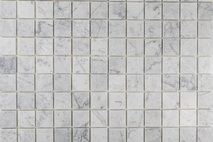 2"x2" Mosaic - Carrara