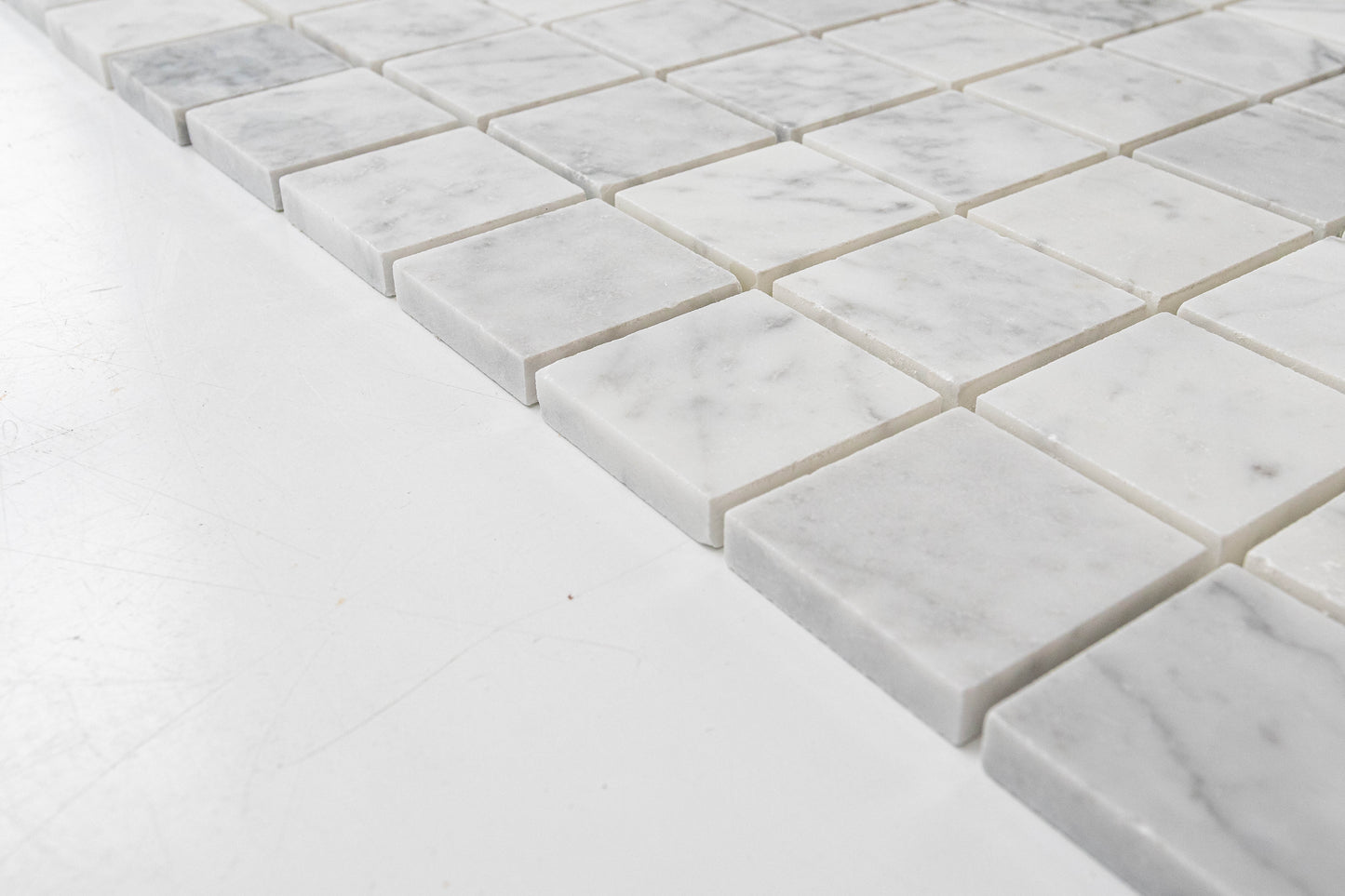 2"x2" Mosaic - Carrara