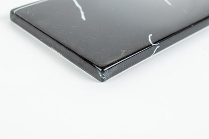3x6 Subway - Nero Marquina Glass