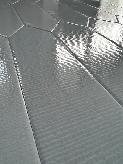 Clayton 3x12 - Nickel Texture Picket