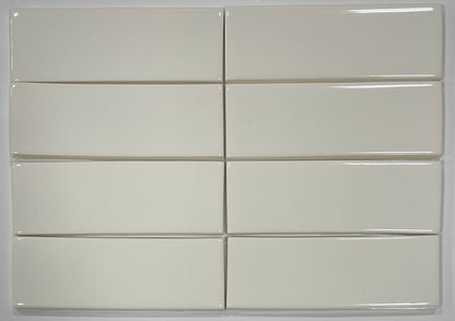 Mirage 2"x6" - Petite Off White Glossy