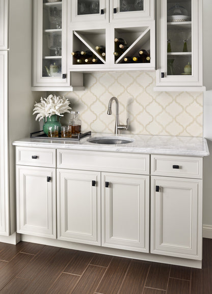 Dover White Arabesque