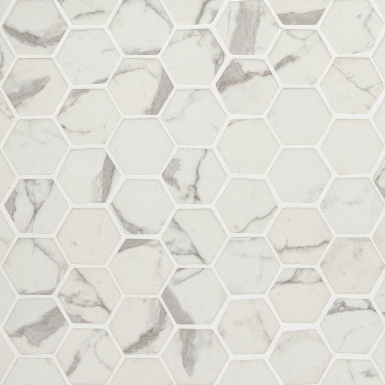2" Hexagon - Calacatta Toscanco