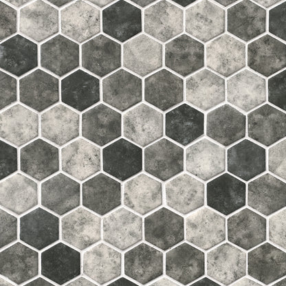 2" Hexagon - Granite